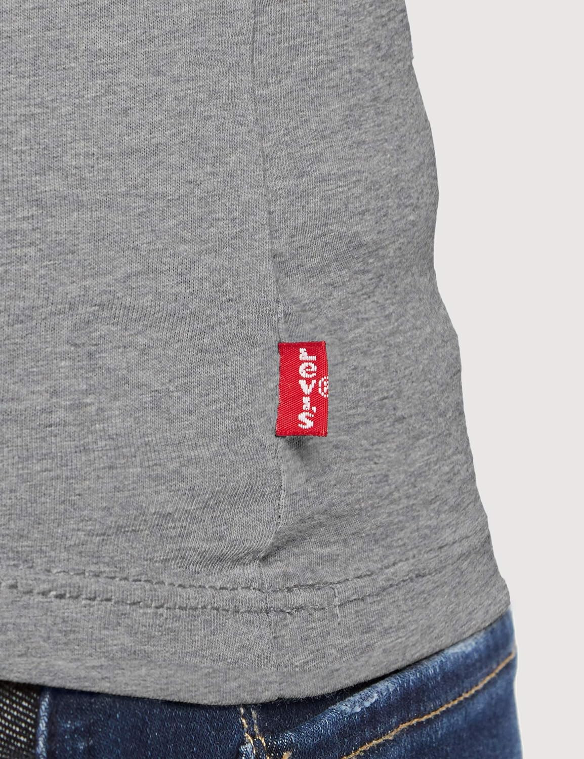 Levi's Men's Sportswear Logo Graphic T-Shirt, Grey, Size: Medium 3