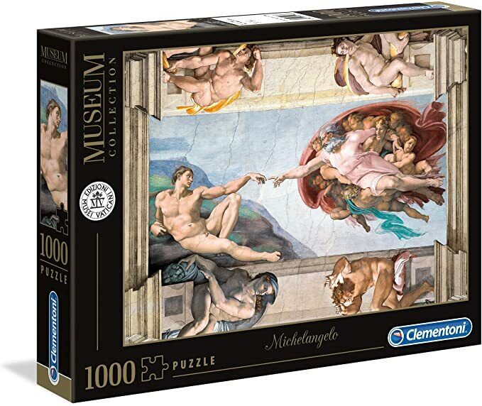 Clementoni Vatican Jigsaw Puzzle Michelangelo - The Creation of Man 1000 Pieces