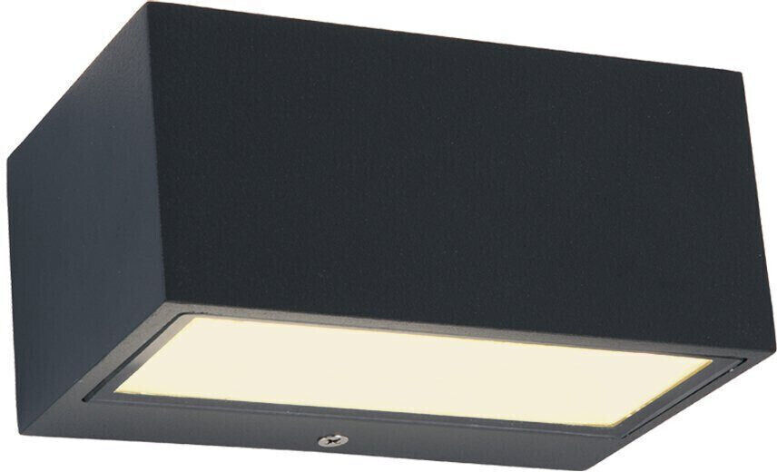 LUTEC Gemini LED Outdoor Wall Light 2x 4000K 10.5W IP54 Anthracite - New Boxed