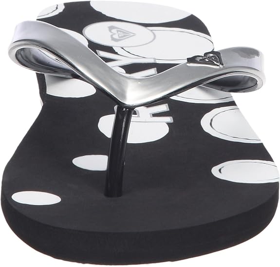 Roxy Women's Barcelona Black Flip Flops 3