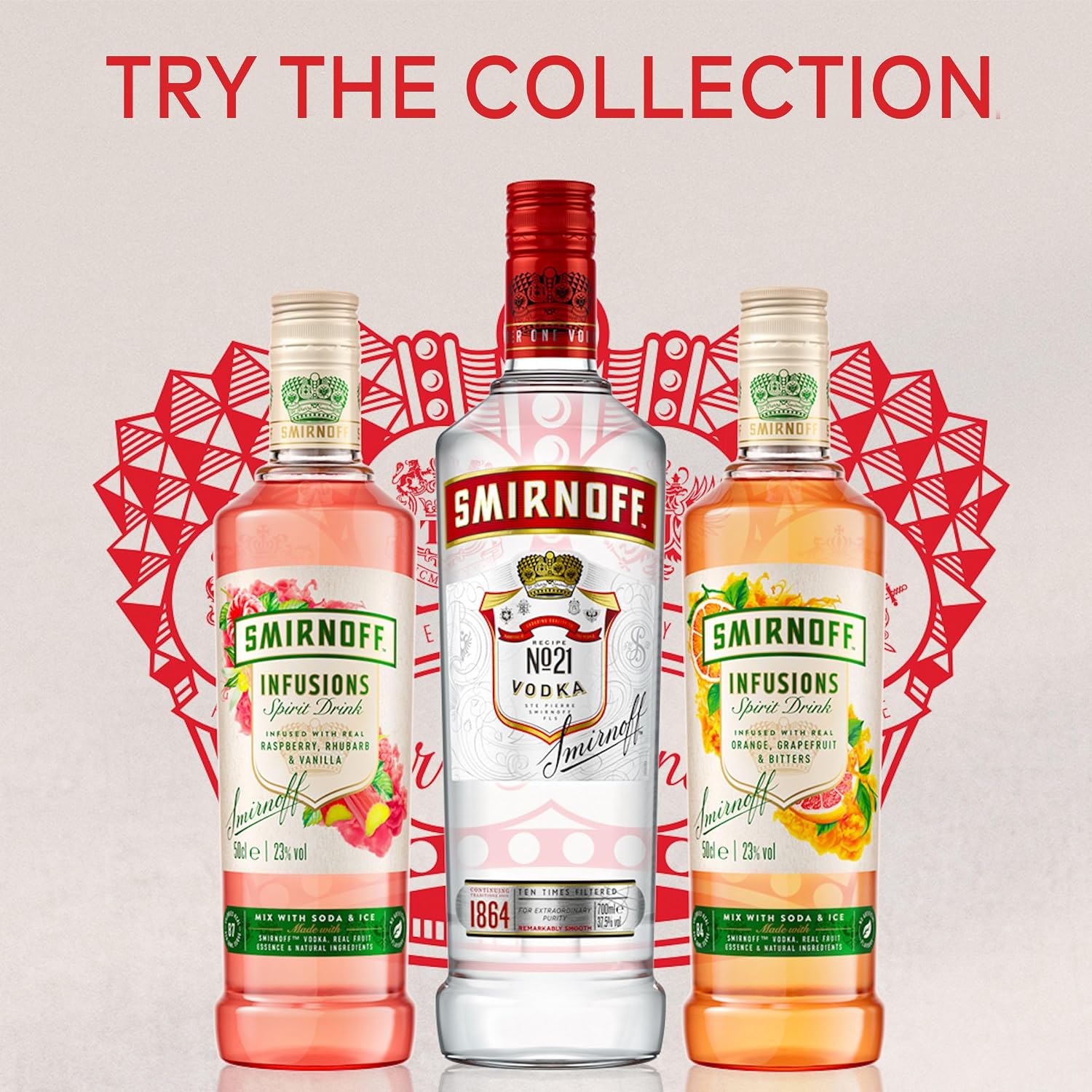 Smirnoff No. 21 Red Label Vodka, 1.5L 5