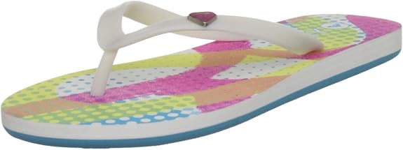Roxy Women's Bamboo Neon Blue Flip Flops 3