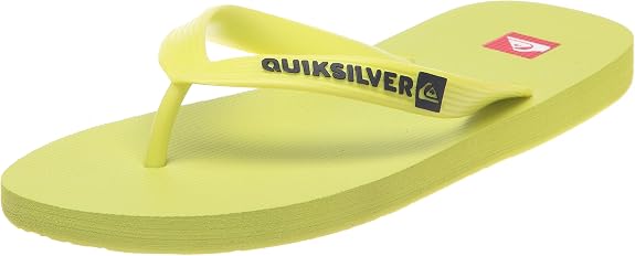 Quiksilver Molokai Mens Beach Sandals Flip Flops - Yellow 3