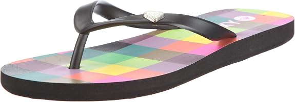 Roxy Women's Bamboo Black Flip Flops 3