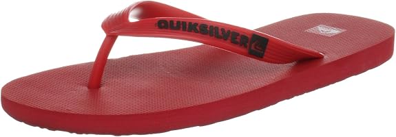 Quiksilver Molokai Mens Beach Sandals Flip Flops - Red - UK Size 10 5