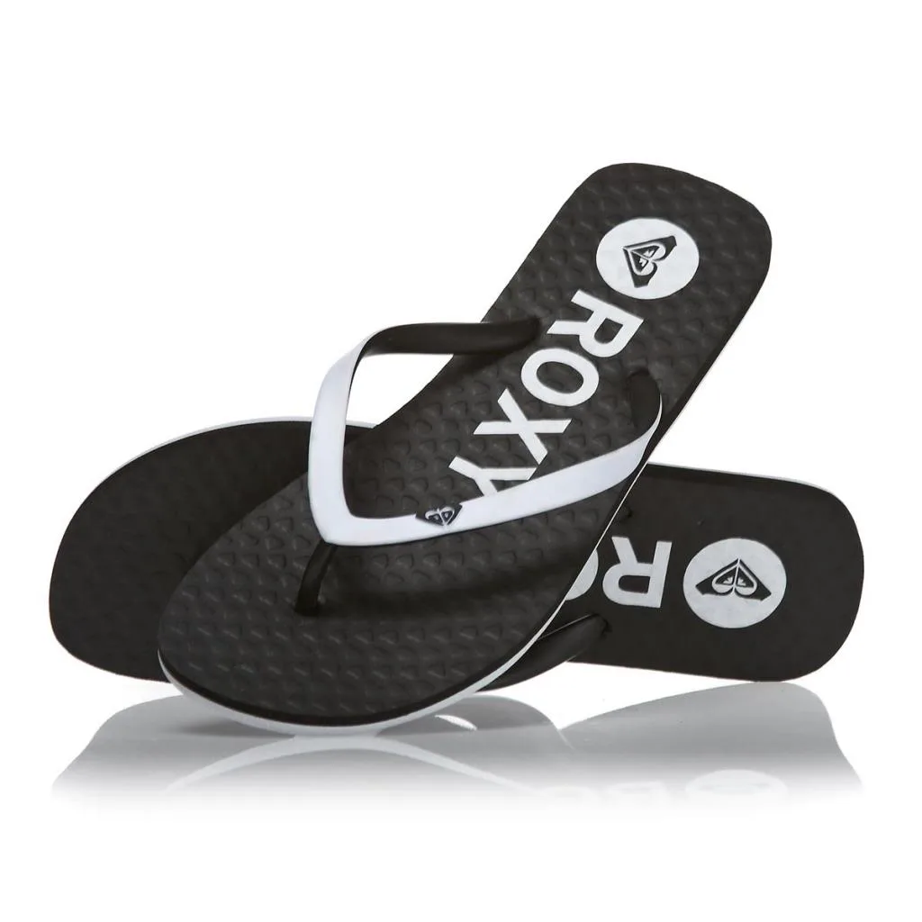 Roxy Women's Bi Tone True Black Flip Flops