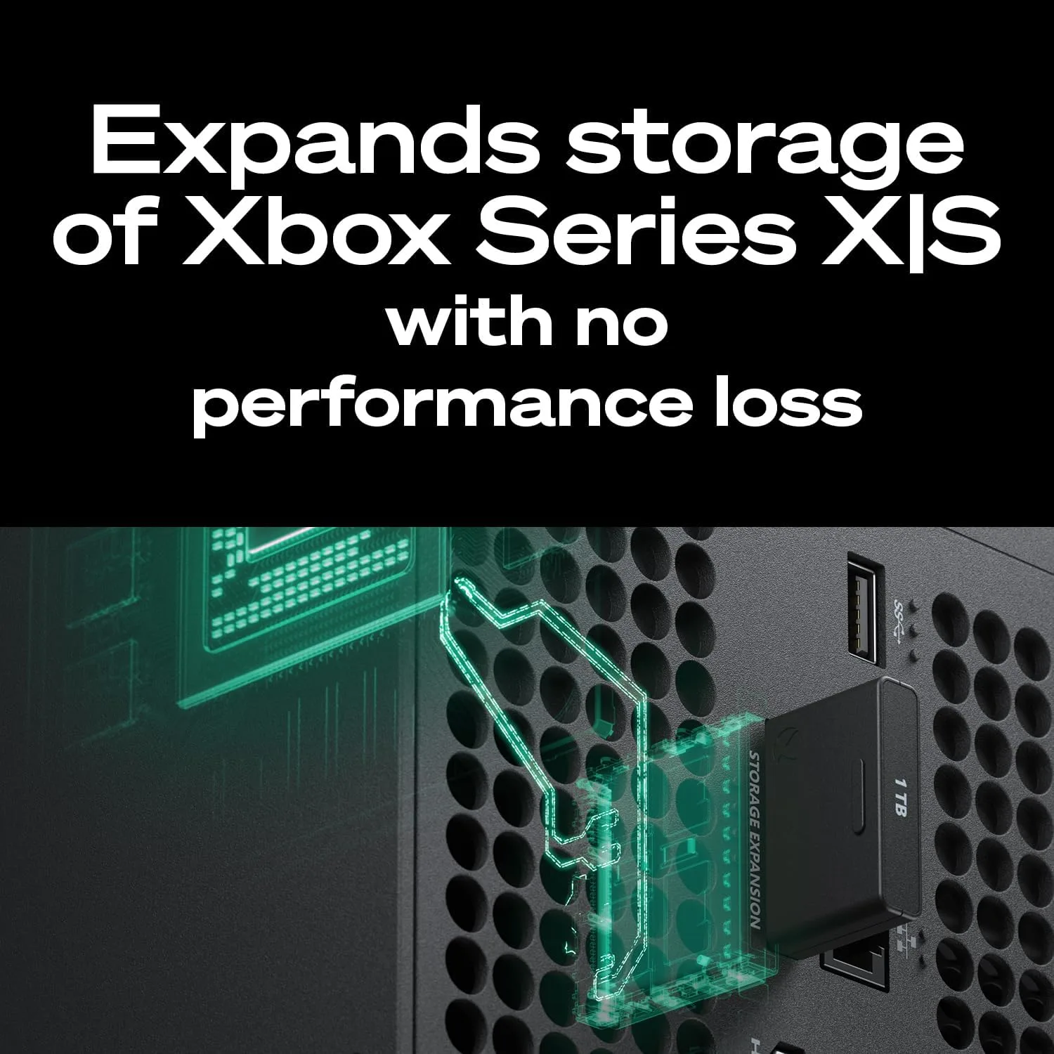 Seagate Storage Expansion Card for Xbox Series X|S 2TB, SSD, Plug and Play NVMe Expansion SSD Xbox Series X|S, Officially Licensed (STJR2000400)  7