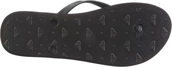 Roxy Women's Bamboo Black Flip Flops 4