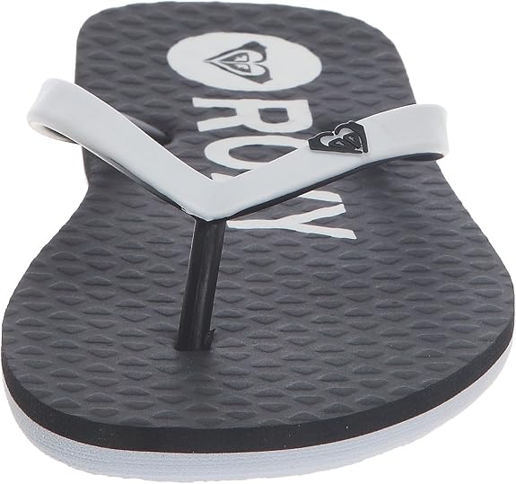 Roxy Women's Bi Tone True Black Flip Flops 4