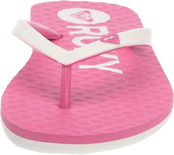 Roxy Women's Bi Tone Hot Pink Flip Flops 2