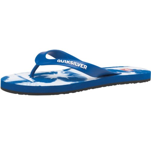 Quiksilver Flower Men's Beach Sandals Flip Flops - Blue 4