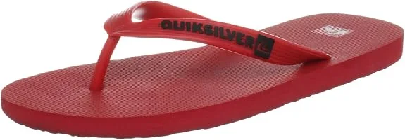 Quiksilver Molokai Mens Beach Sandals Flip Flops - Red - UK Size 10 5