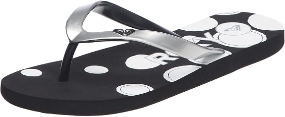 Roxy Women's Barcelona Black Flip Flops