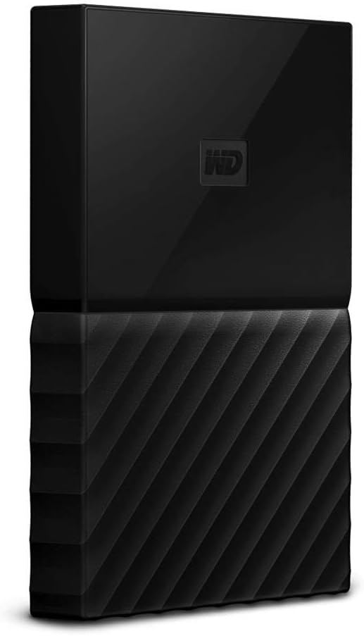 WD My Passport 2 TB Portable Hard Drive and Auto Backup Software for PC, Xbox One and PlayStation 4 - Black 5