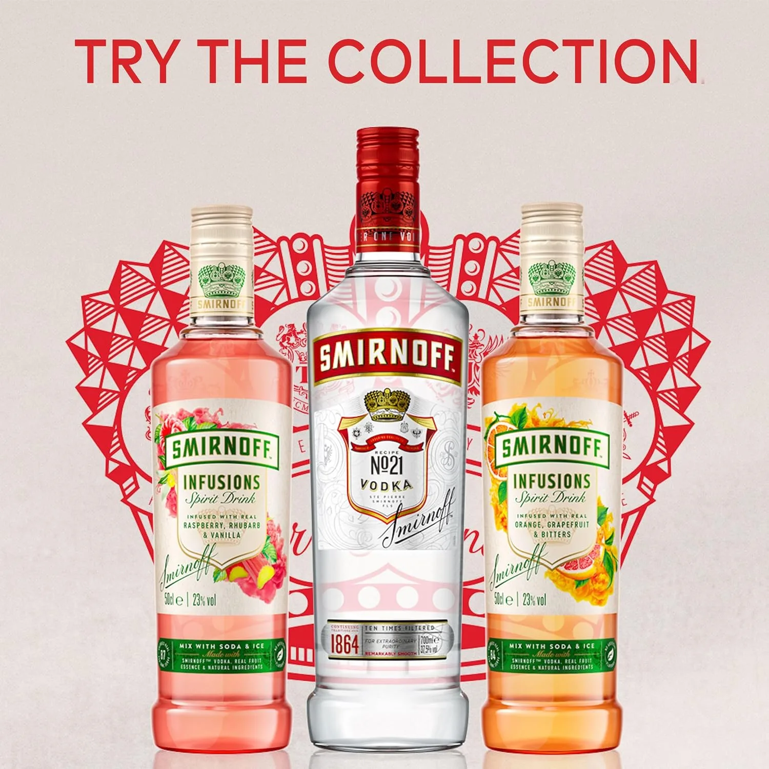 Smirnoff No. 21 Red Label Vodka, 1.5L 5