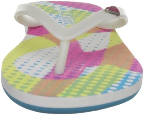 Roxy Women's Bamboo Neon Blue Flip Flops 2