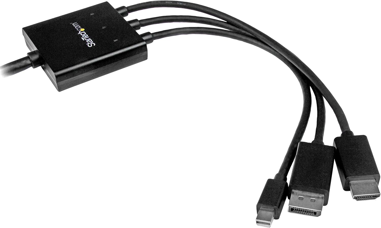 StarTech 2m 6 ft HDMI, DisplayPort or Mini DisplayPort to HDMI Converter Cable - HDMI, DP or Mini DP to HDMI Adapter Cable (DPMDPHD2HD), black  5