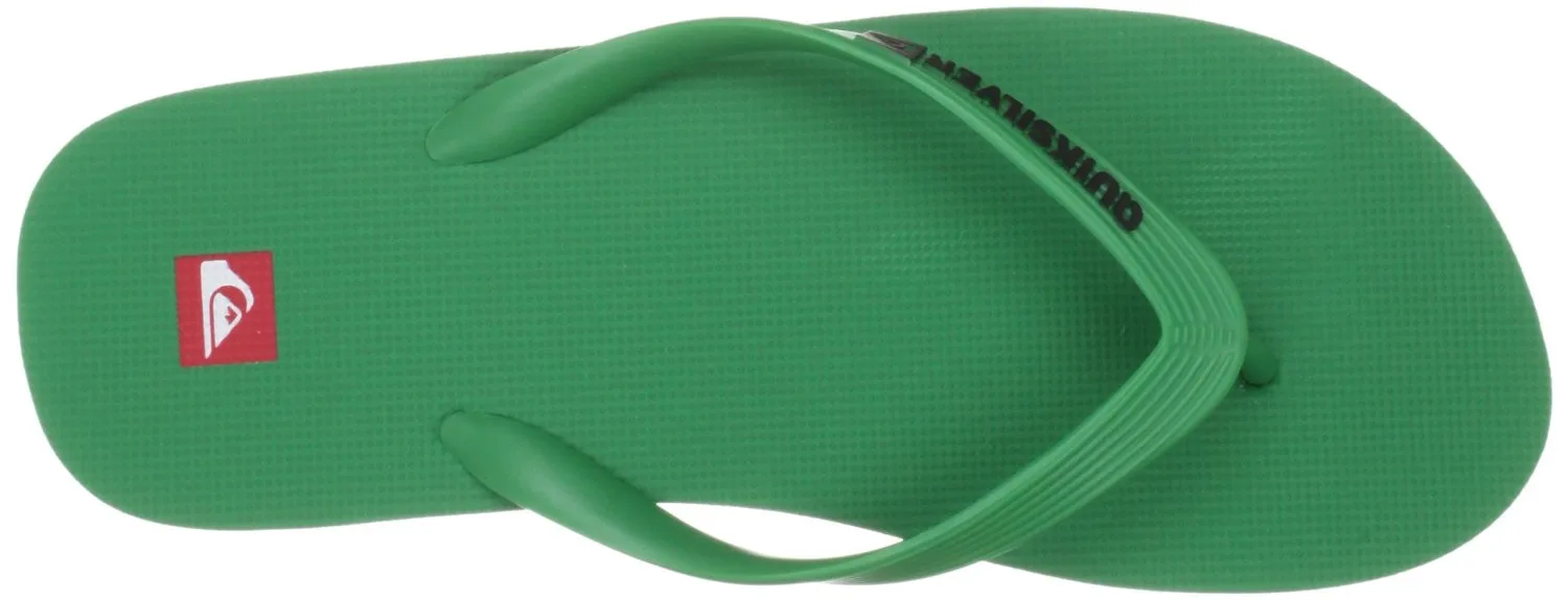 Quiksilver Molokai Mens Beach Sandals Flip Flops - Green 3