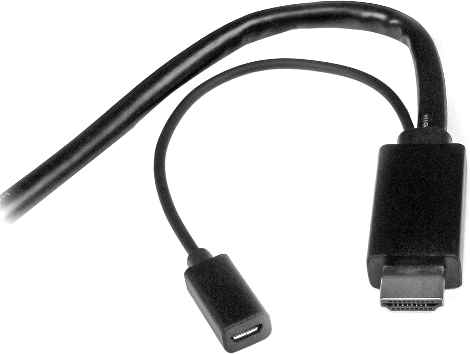 StarTech 2m 6 ft HDMI, DisplayPort or Mini DisplayPort to HDMI Converter Cable - HDMI, DP or Mini DP to HDMI Adapter Cable (DPMDPHD2HD), black  4