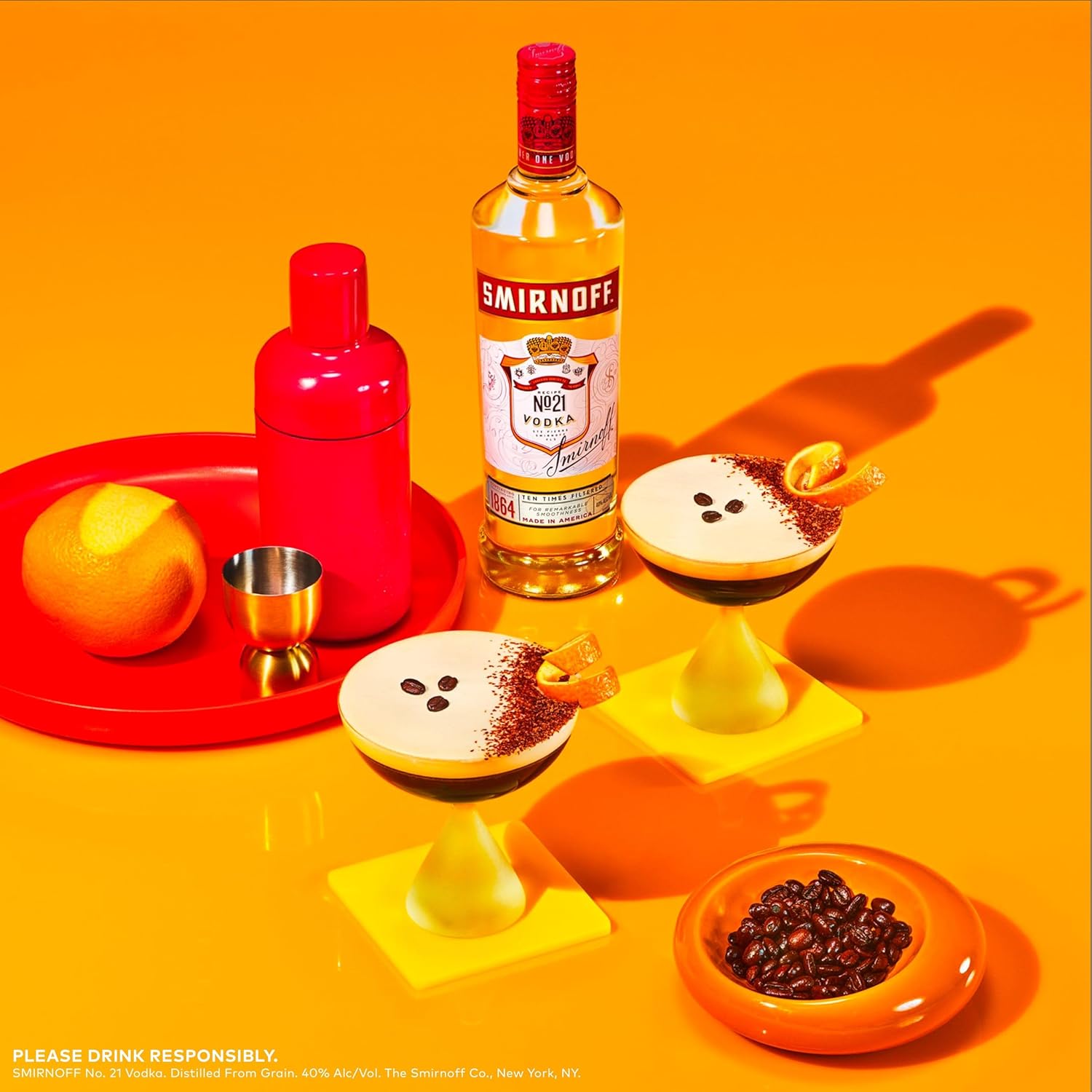 Smirnoff No. 21 Red Label Vodka, 1.5L 2
