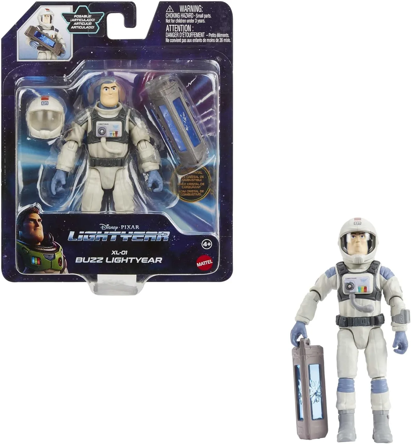 Mattel Disney Pixar Lightyear XL01 Buzz Lightyear 5 Inch Authentic Action Figure