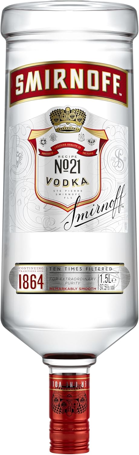 Smirnoff No. 21 Red Label Vodka, 1.5L