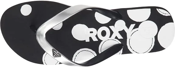 Roxy Women's Barcelona Black Flip Flops 2