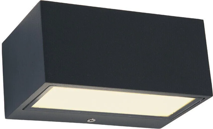 LUTEC Gemini LED Outdoor Wall Light 2x 4000K 10.5W IP54 Anthracite - New Boxed