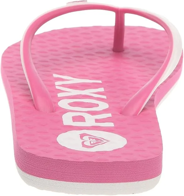 Roxy Women's Bi Tone Hot Pink Flip Flops 4