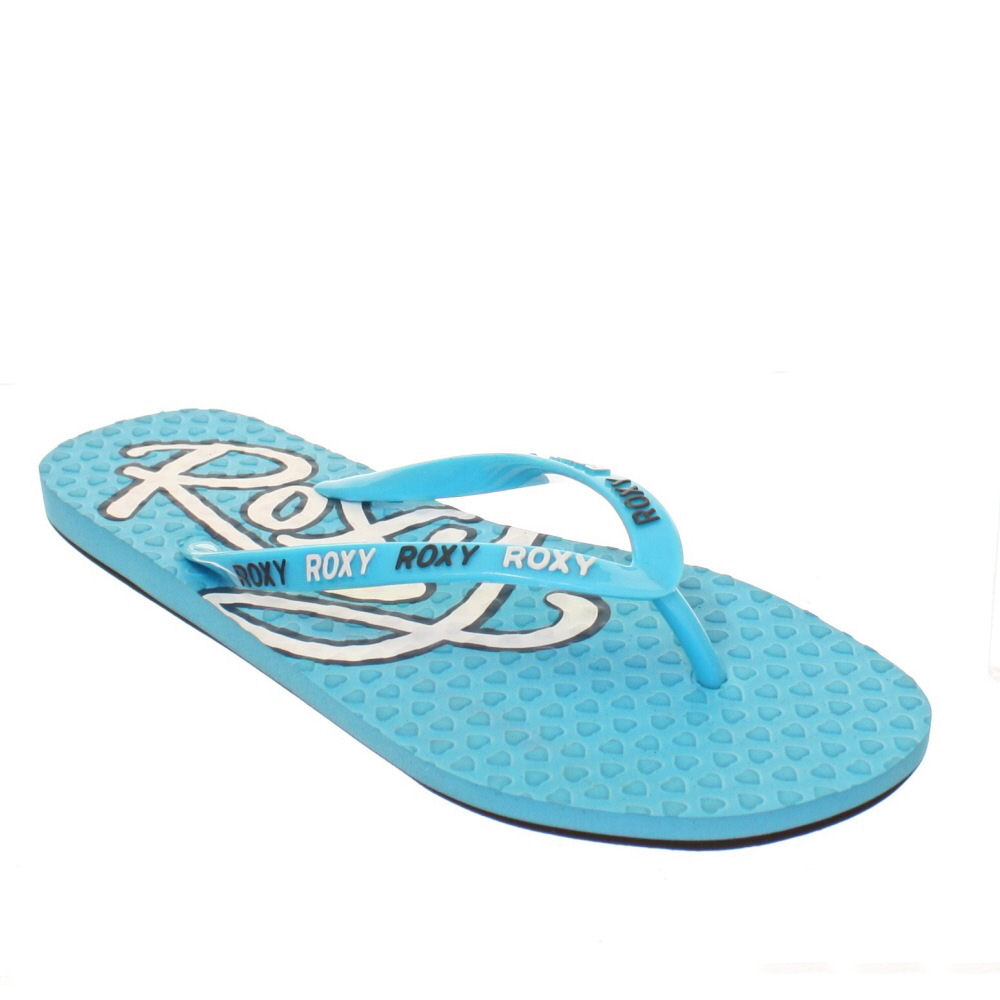Roxy Women's Corpo Neon Blue Flip Flops 2
