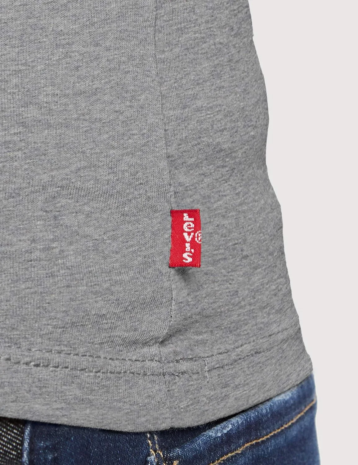 Levi's Men's Sportswear Logo Graphic T-Shirt, Grey, Size: Large 3
