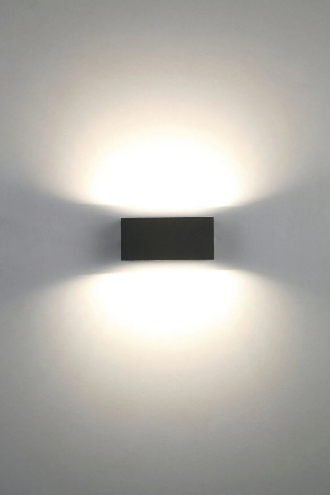 LUTEC Gemini LED Outdoor Wall Light 2x 4000K 10.5W IP54 Anthracite - New Boxed 4