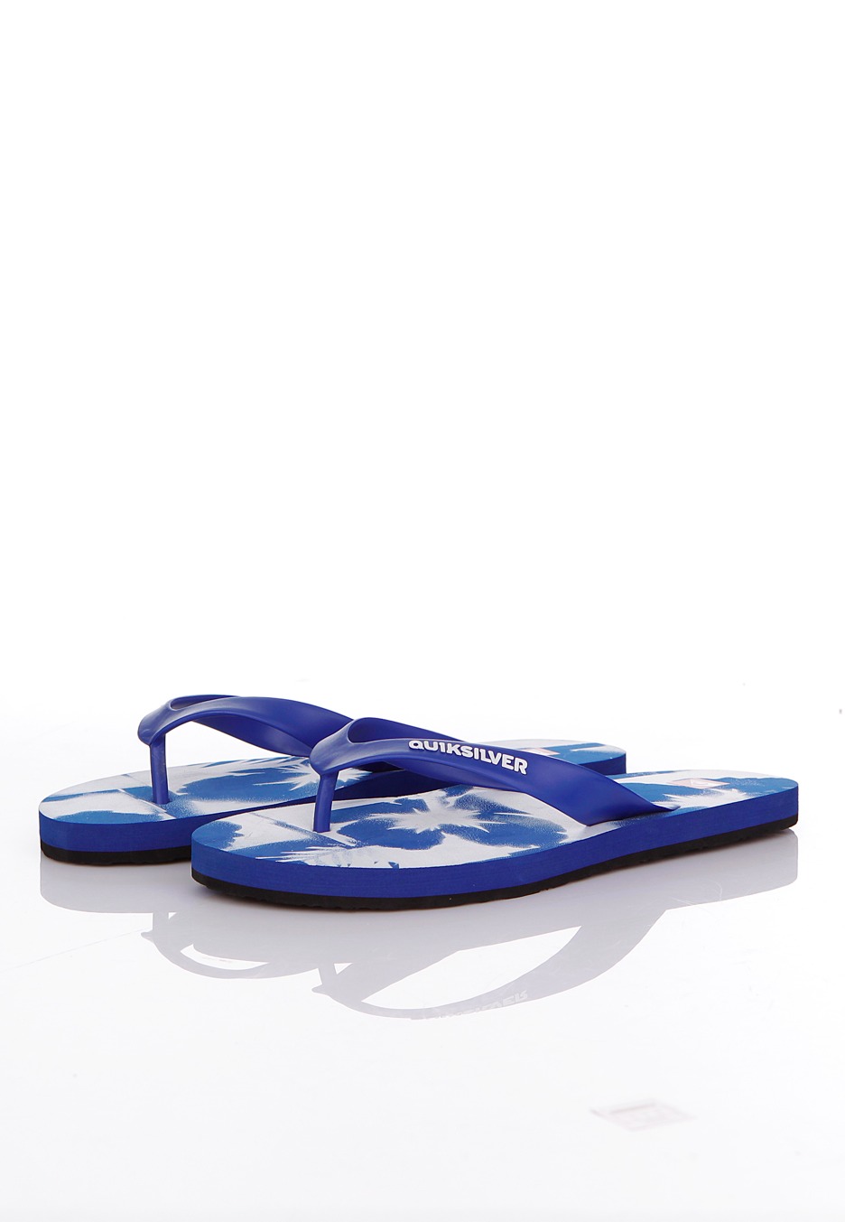 Quiksilver Flower Men's Beach Sandals Flip Flops - Blue 7