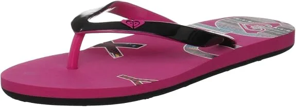 Roxy Women's Barcelona Fushia Flip Flops 2