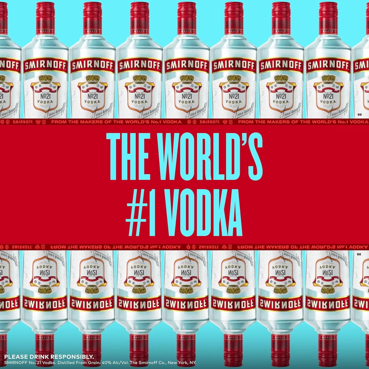 Smirnoff No. 21 Red Label Vodka, 1.5L 6