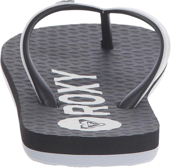 Roxy Women's Bi Tone True Black Flip Flops 3