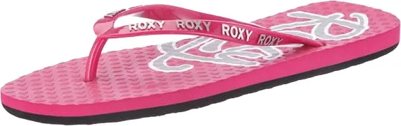Roxy Women's Corpo Neon Berry Flip Flops