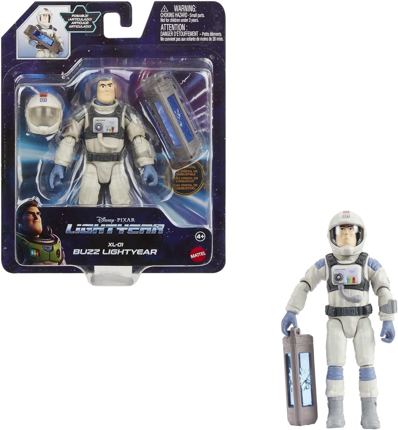 Mattel Disney Pixar Lightyear XL01 Buzz Lightyear 5 Inch Authentic Action Figure