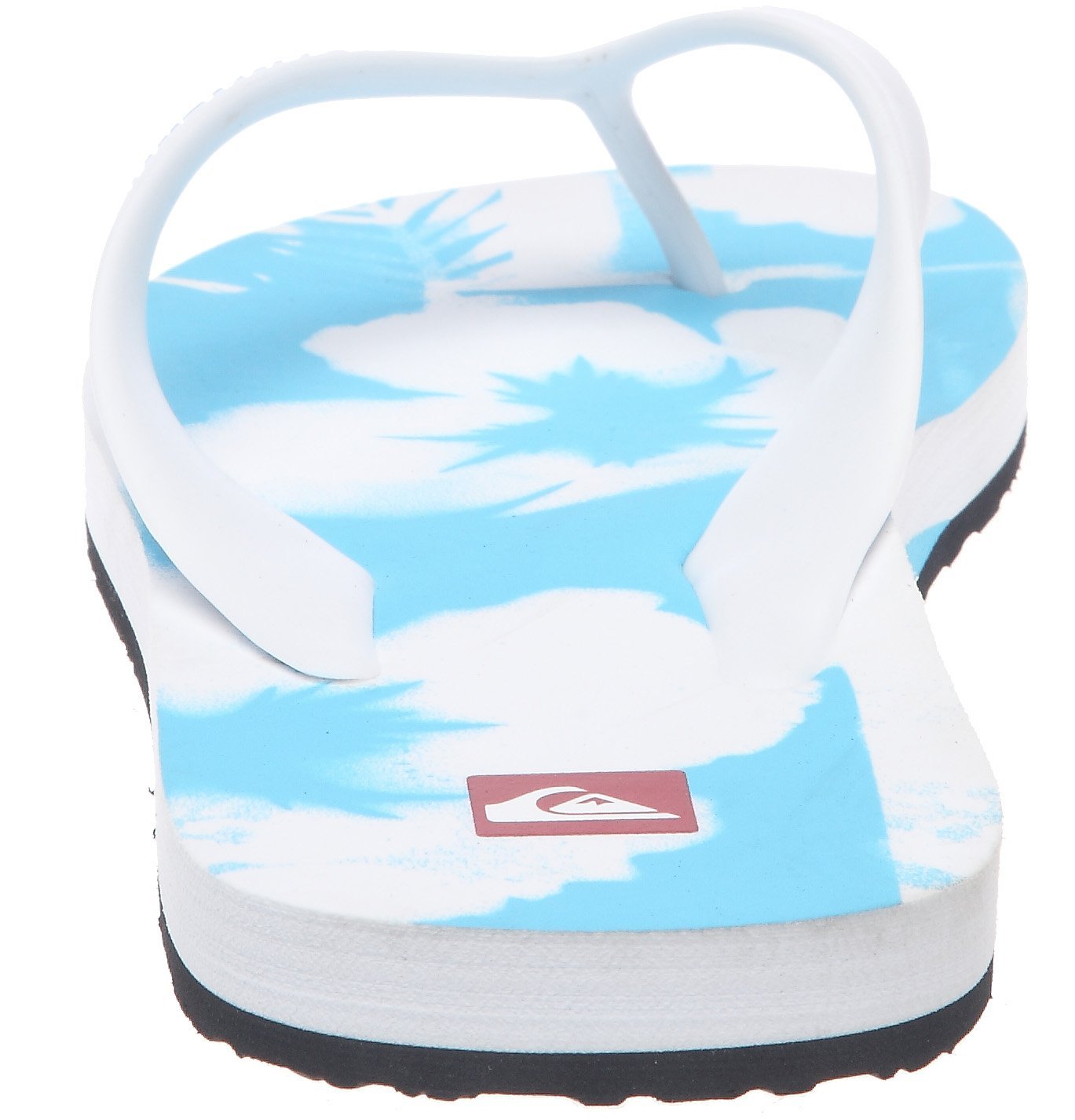 Quiksilver Flower Men's Beach Sandals Flip Flops - Light Blue 4