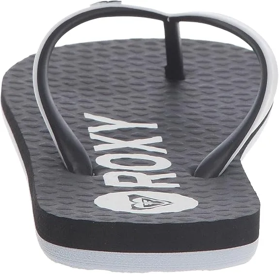 Roxy Women's Bi Tone True Black Flip Flops 3