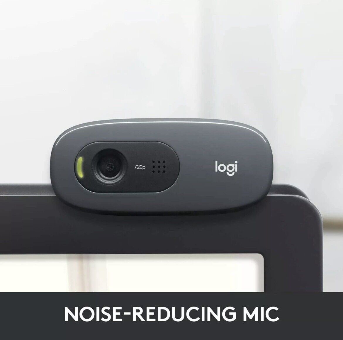 Logitech C270 HD Webcam, HD 720p/30fps, Widescreen HD 4