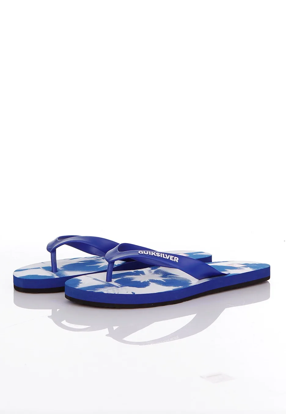 Quiksilver Flower Men's Beach Sandals Flip Flops - Blue 7