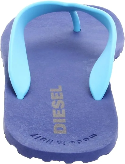 Diesel Men's Plaja Splish Blueprint Aquarius Sandal 3