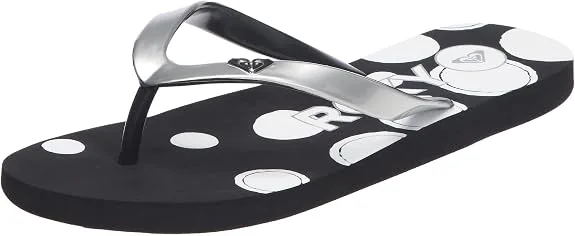Roxy Women's Barcelona Black Flip Flops