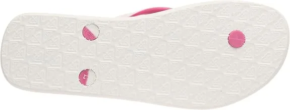 Roxy Women's Bi Tone Hot Pink Flip Flops 5