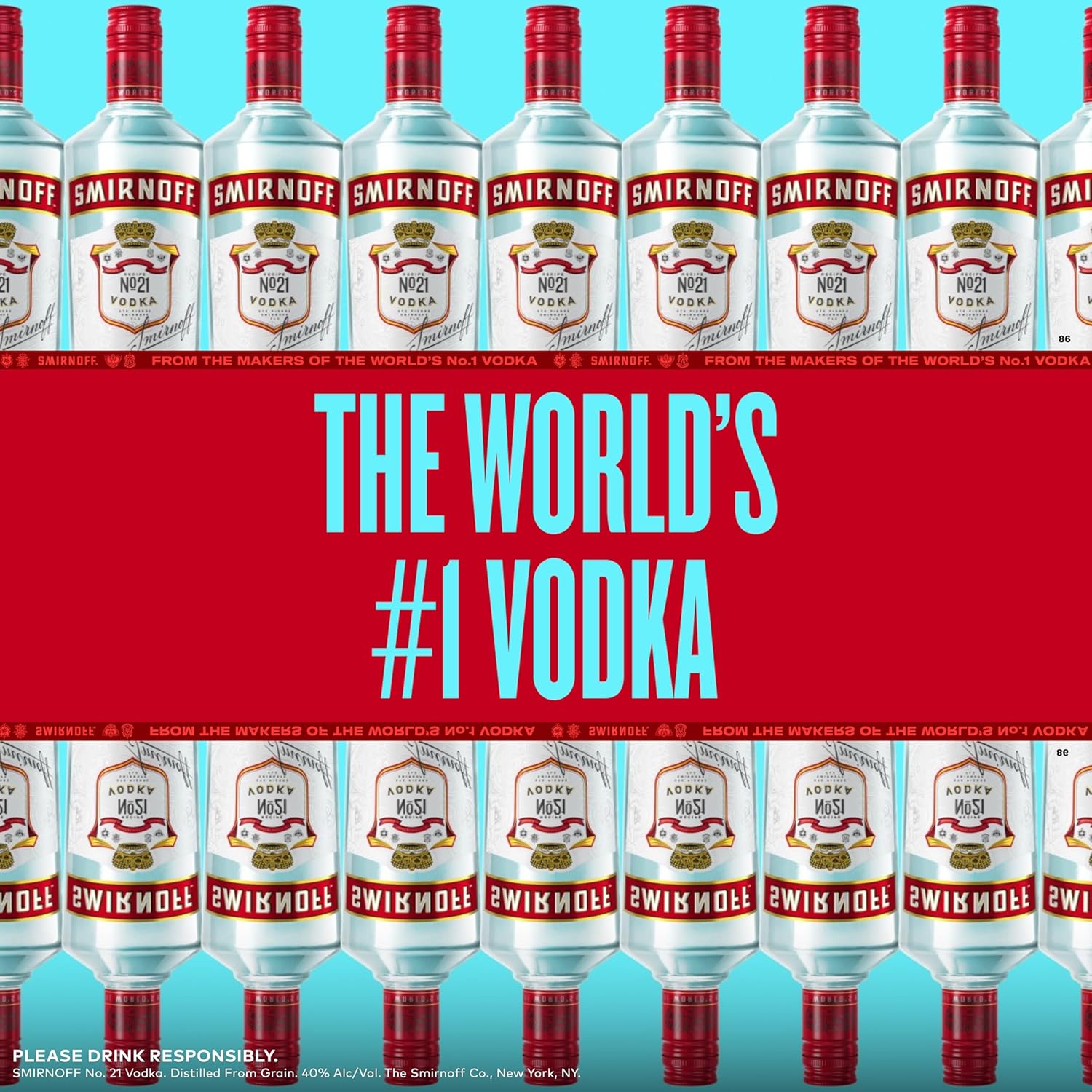 Smirnoff No. 21 Red Label Vodka, 1.5L 6