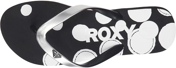 Roxy Women's Barcelona Black Flip Flops 2