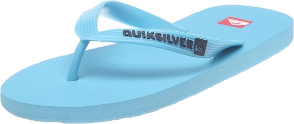 Quiksilver Molokai Mens Beach Sandals Flip Flops - Light Blue 2