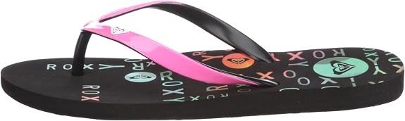 Roxy Women's Barcelona True Black Flip Flops 5