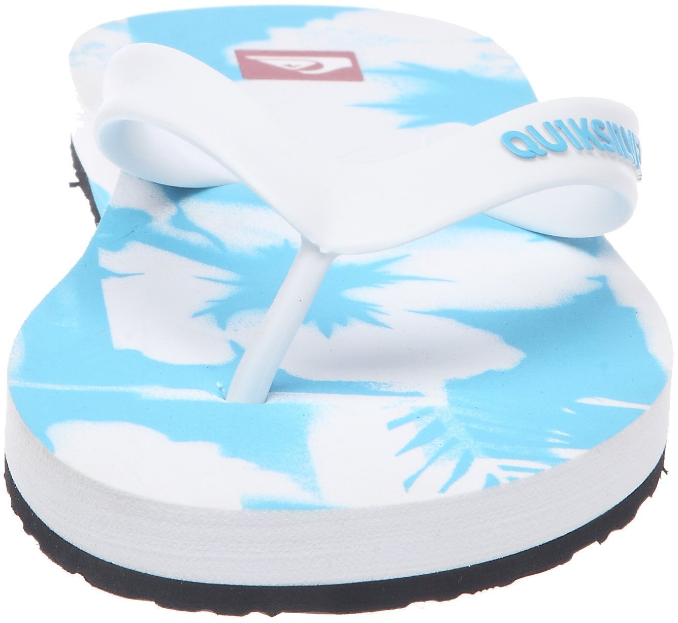 Quiksilver Flower Men's Beach Sandals Flip Flops - Light Blue 3